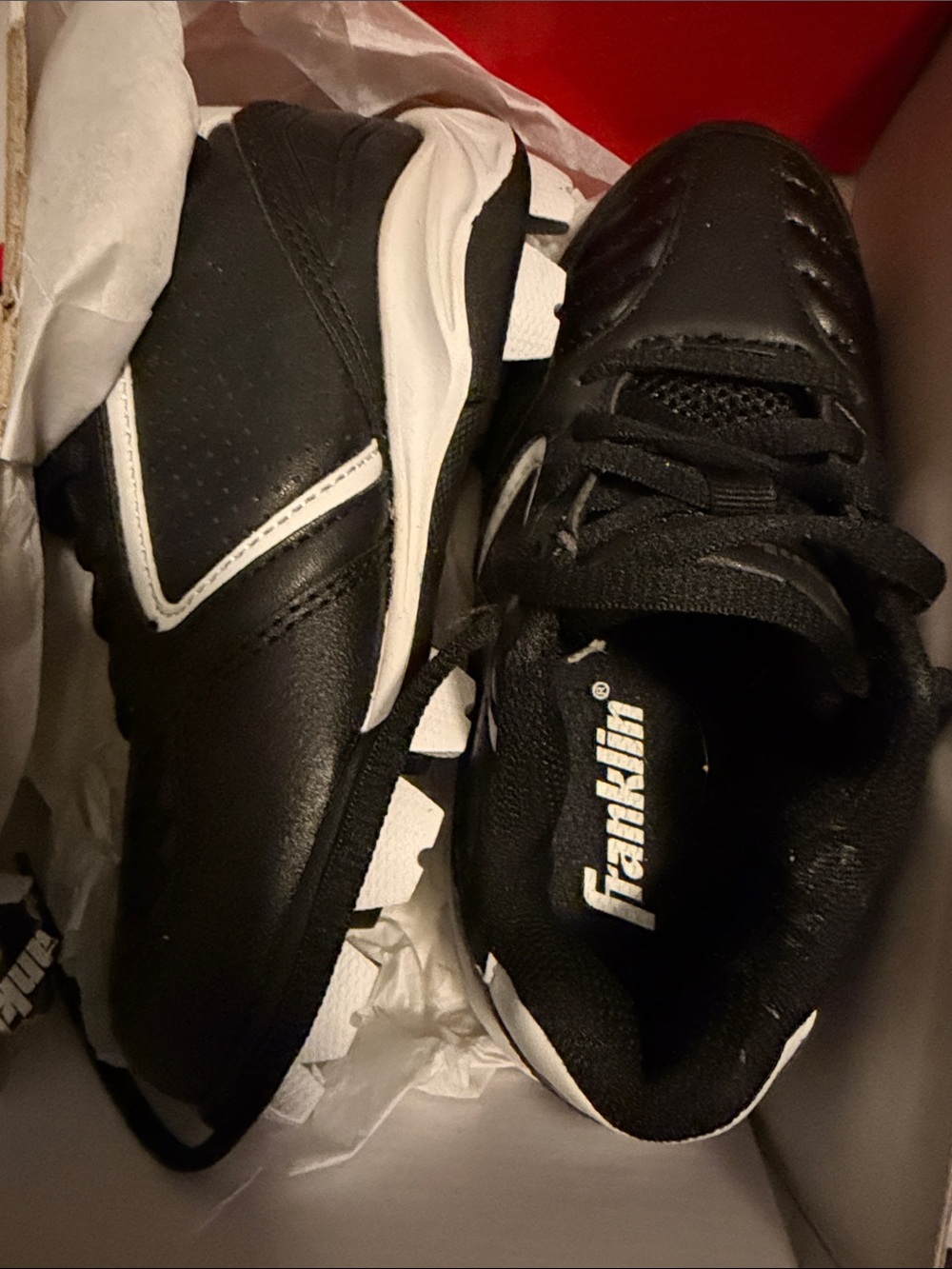Kids Black baseball cleats